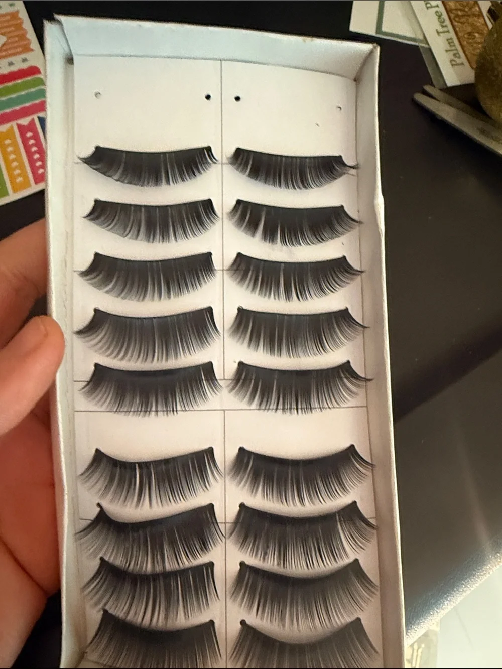 False Eyelashes - Black Accent Lashes (Set)
